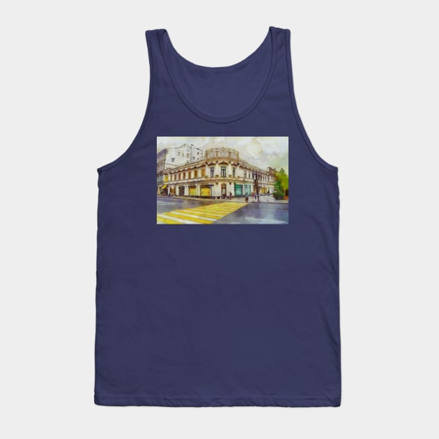 An old building and a zebra crossing Tank Top by Evgeniya